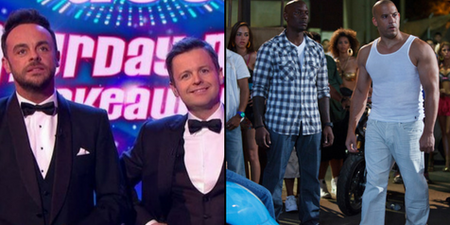 Fans furious after ITV replace Saturday Night Takeaway with Fast & Furious