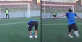 WATCH: Man in jean shorts takes the most ingenious penalty you will ever see