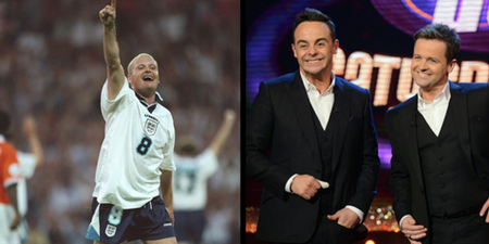Paul Gascoigne thinks he should replace Ant on Saturday Night Takeaway
