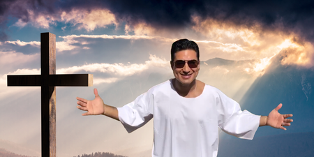 Mario Lopez just got baptised in the same river as Jesus and is therefore our new Messiah