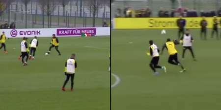 Usain Bolt scores perfect goal and pulls off nutmeg in Borussia Dortmund training session