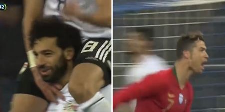 Salah scores a stunner but Ronaldo steals the show with two stoppage time goals