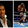 Anthony Joshua shows off win at huge odd on Dillian Whyte’s victory last night