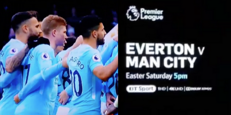 Fans point out glaring omission in ad for Manchester City and Everton’s game on Saturday
