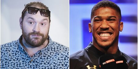 Anthony Joshua asks Tyson Fury to sign with Matchroom Boxing so they can negotiate a fight