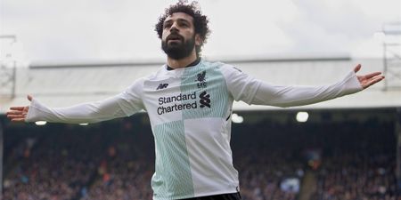 WATCH: Mo Salah’s reaction shows even he can’t believe his goal tally