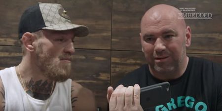 Dana White’s conversations with Conor McGregor appear to be getting more positive