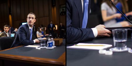 Zoomed photo shows Zuckerberg’s secret notes for congressional hearing