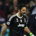 Reaction of Real Madrid fans as Buffon left the pitch was quite something