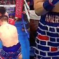 WATCH: American boxer wearing ‘Trump Wall-themed’ shorts destroyed by Mexican opponent