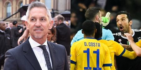 Gary Lineker has called on Gianluigi Buffon to do the right thing about Michael Oliver