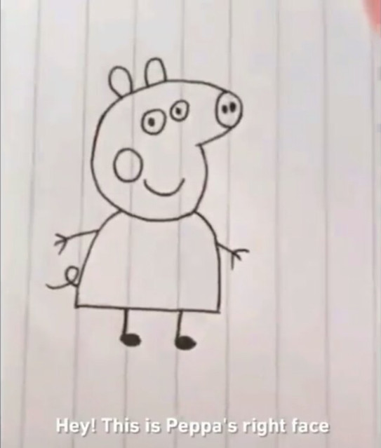 Front-facing Peppa Pig is a mutant who will haunt your dreams tonight ...