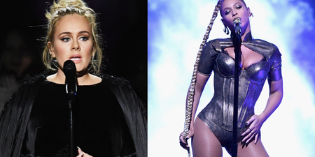 Adele watching Beyoncé’s Coachella performance is giving us life