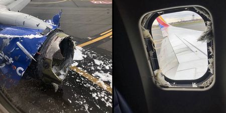 Passenger reportedly sucked through plane window following mid-flight engine damage