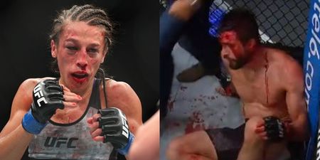 While one former UFC champion receives plaudits for reaction to tough loss, another is being ridiculed for hers
