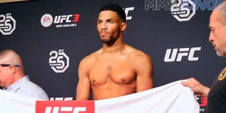 MMA fighter knew he was missing weight before he even stepped on the scales