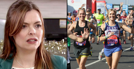Tracy Barlow is a frontrunner for the London Marathon and everyone is making the same joke