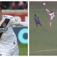 WATCH: The moment Zlatan Ibrahimović plays precision through ball from above his own head