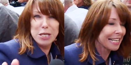 Kay Burley delivers her finest performance to date with the arrival of the Royal Baby