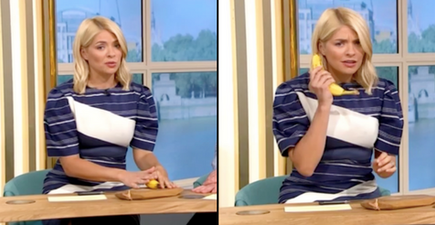 Holly Willoughby uses ‘psychic banana’ to correctly predict gender of royal baby