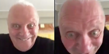 Anthony Hopkins channels his inner Hannibal Lecter in groundbreaking new video