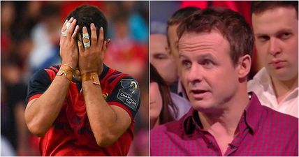 Austin Healey gets carried away recreating controversial Conor Murray incident