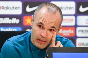 Andres Iniesta’s first club shares picture of him as a youngster as he confirms Barca exit