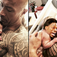 The Rock has photoshopped Kevin Hart onto a picture of his baby daughter