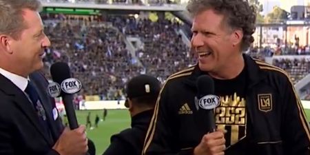 Will Ferrell goes full Ron Burgundy as he announces the LA team in bizarre fashion