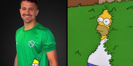 Argentinian side unveil absolutely incredible shirt with Homer Simpson meme on it