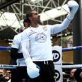 David Haye mocked for poster change at open workouts