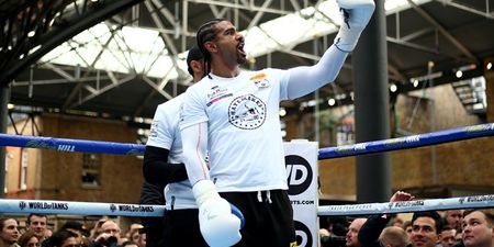 David Haye mocked for poster change at open workouts