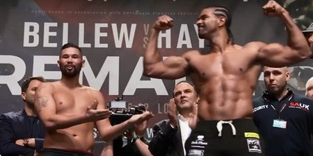 Both Tony Bellew and David Haye weigh in lighter than last year