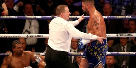 Tony Bellew reveals what he told the referee at the end of round three