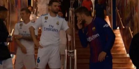 Here’s what Nacho said to Gerard Pique in the tunnel at half-time
