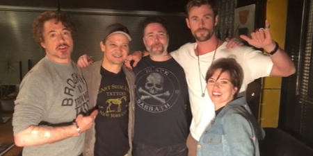 Five of the original Avengers have assembled and got themselves matching tattoos