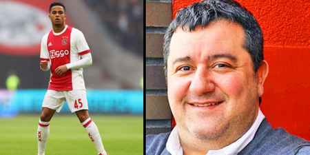 Super agent Mino Raiola at it again after revelation of client Justin Kluivert’s contract demands