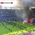 Chaos reigns as Hamburg are relegated for the first time in 55 years