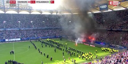 Chaos reigns as Hamburg are relegated for the first time in 55 years