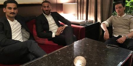 Mesut Ozil and Ilkay Gundogan in trouble with German FA after photo with Turkish president emerges