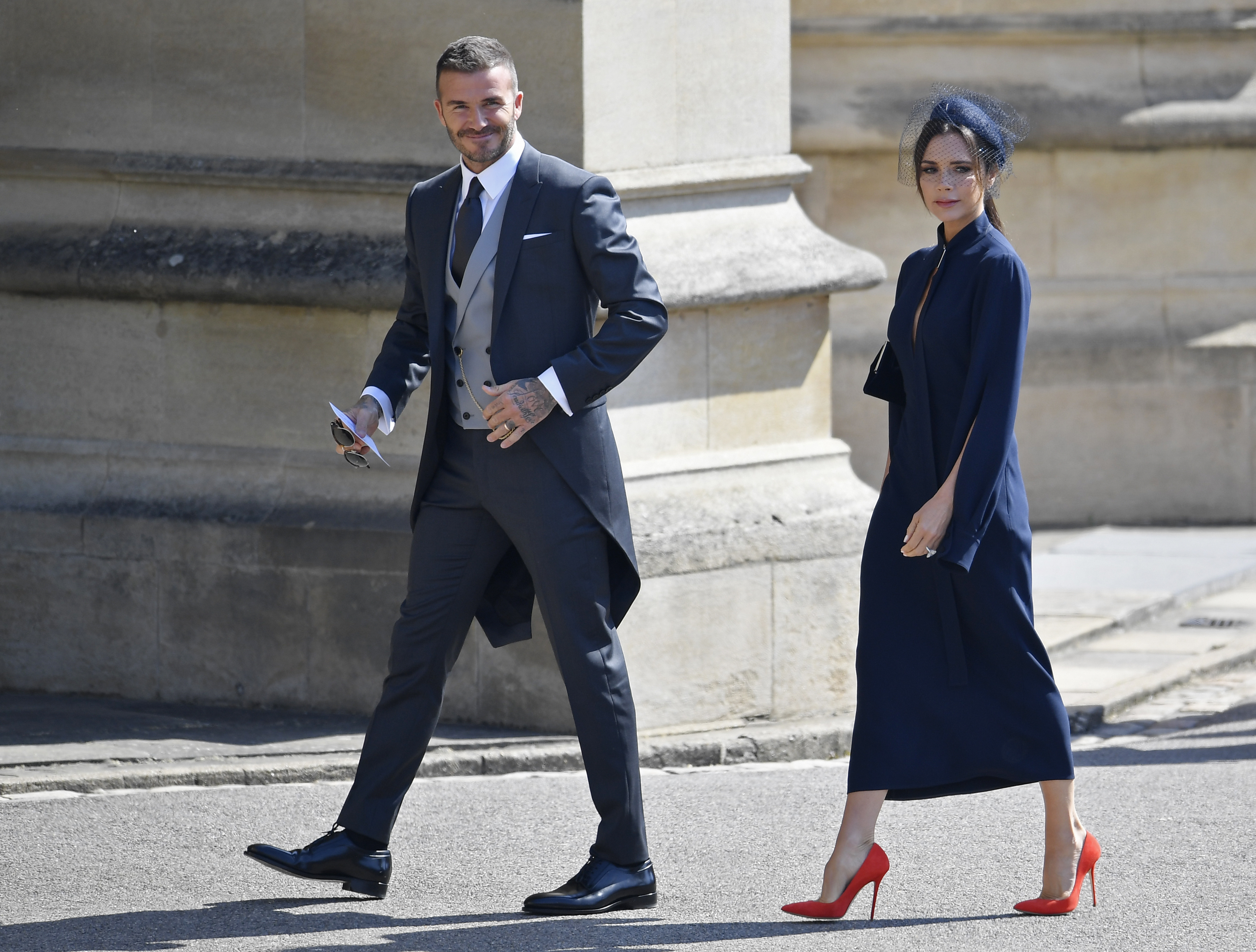 David Beckham broke church etiquette at the Royal Wedding
