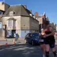 WATCH: Motorist drives into path of runners during Plymouth half marathon