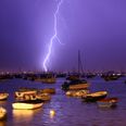 ‘Mother of all thunderstorms’ lights up UK night skies in striking photos