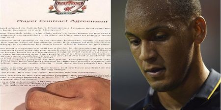 Here’s what was really on the contract that Fabinho signed at Liverpool unveiling