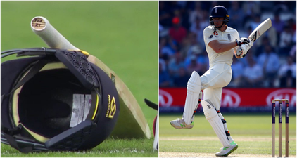 England batsman has hilarious motivational message written on handle of his bat