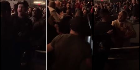 UFC welterweight contender involved in brawl with fan at New York MMA event