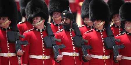 Sikh soldier makes history by wearing turban during Trooping the Colour parade