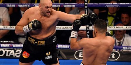 Tyson Fury forces opponent to quit on his stool on return to the ring