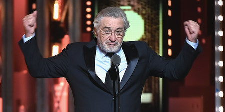 Robert De Niro shouts “f**k Trump” live on TV at the Tony Awards
