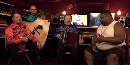 WATCH: Big Narstie has teamed up with a Russian folk band for the song you need right now